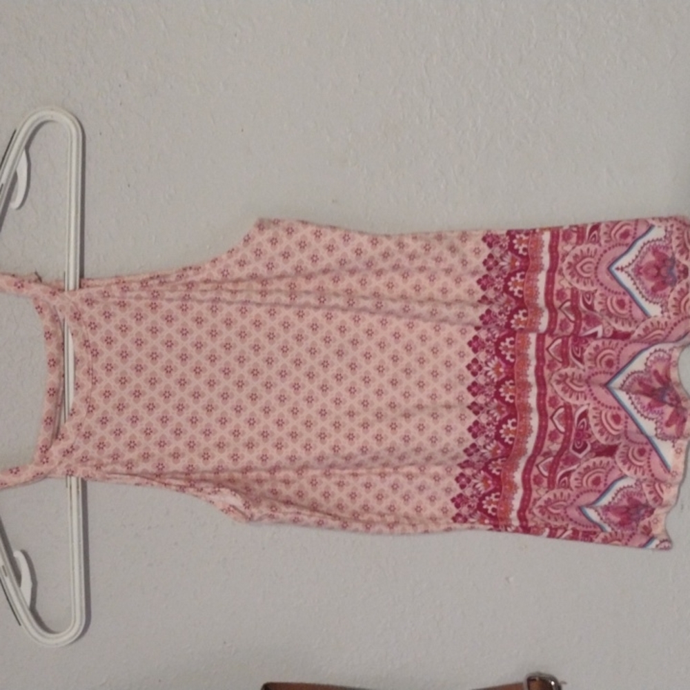 Pink tank top xs